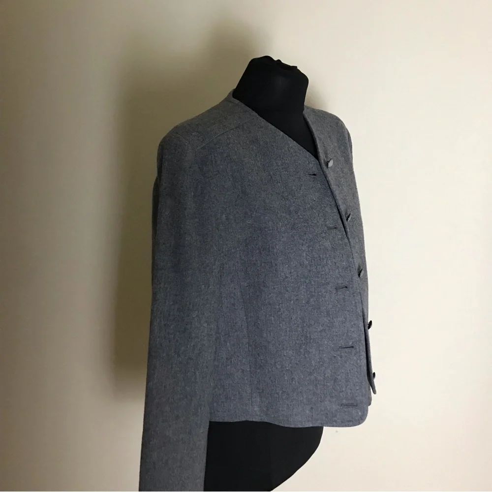Vintage Pendleton Gray Wool Blazer - Picture 3 of 6